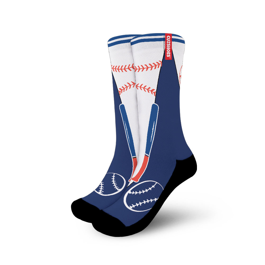 Toronto Baseball Team Socks- Cuztomshoes