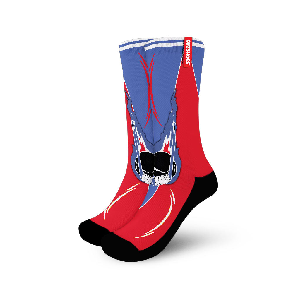 Montreal Hockey Basketball Team Socks- Cuztomshoes