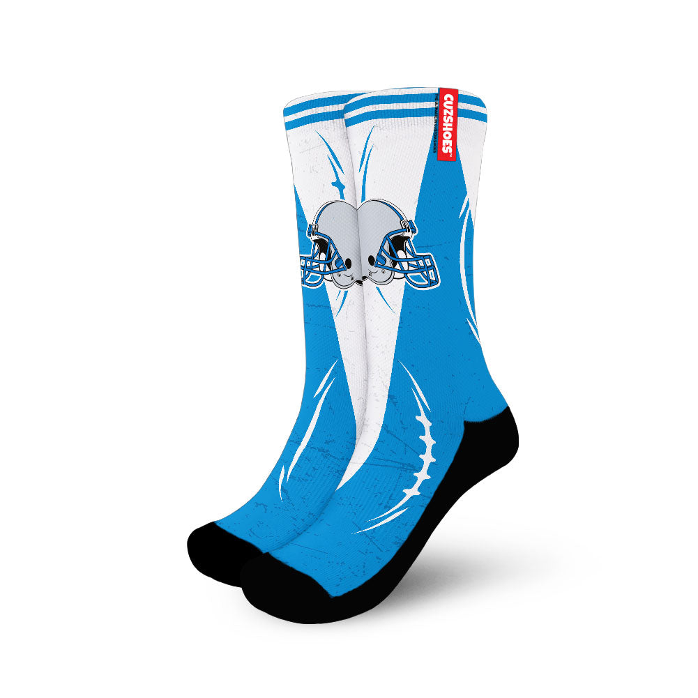 Detroit Football Team Socks- Cuztomshoes