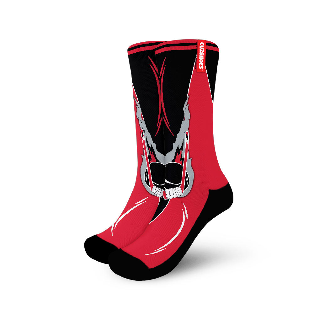 Carolina Hockey Basketball Team Socks- Cuztomshoes