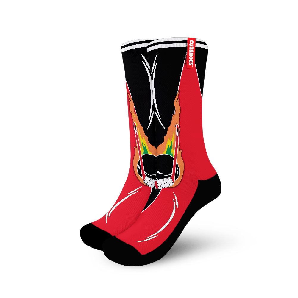 Chicago Hockey Basketball Team Socks- Cuztomshoes