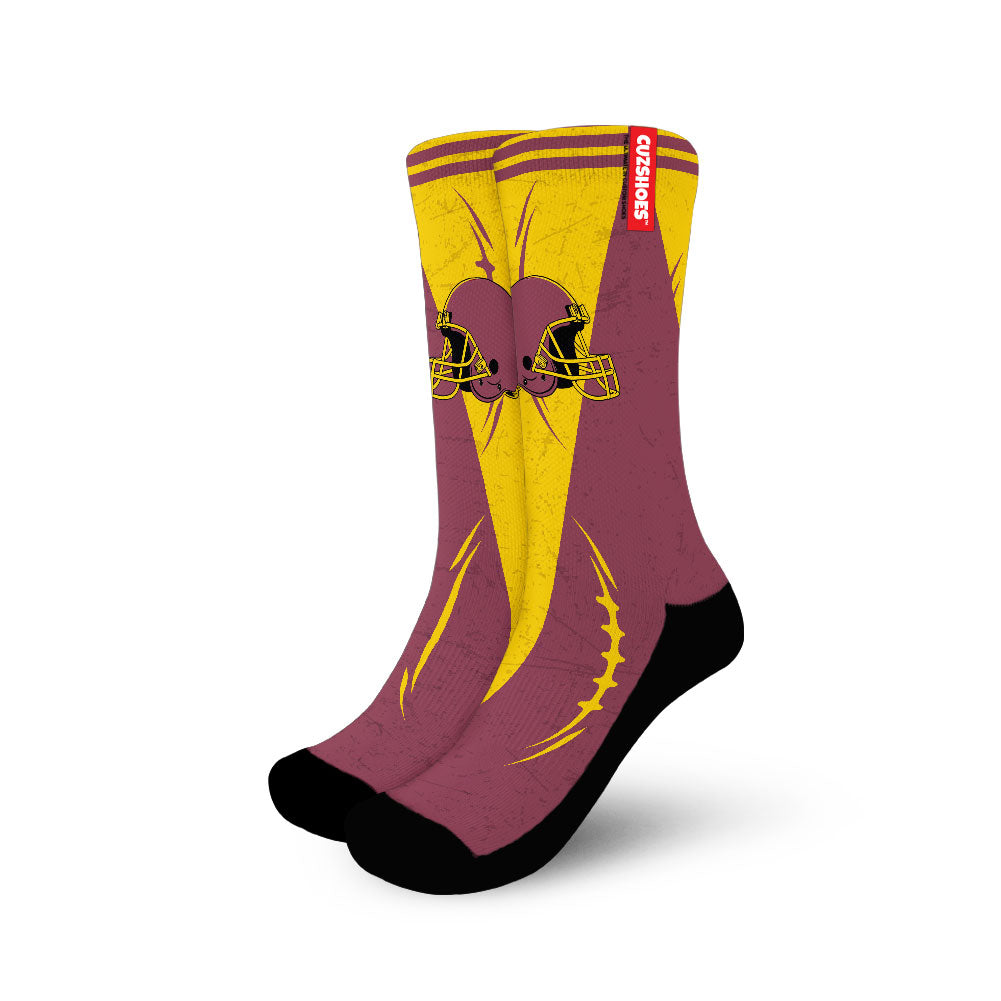 Washington Football Team Socks- Cuztomshoes