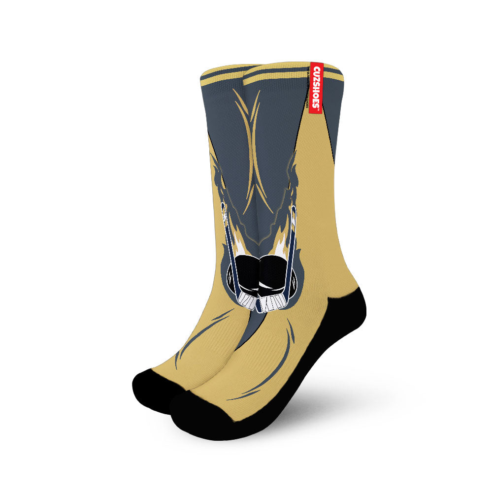 Vegas Hockey Basketball Team Socks- Cuztomshoes