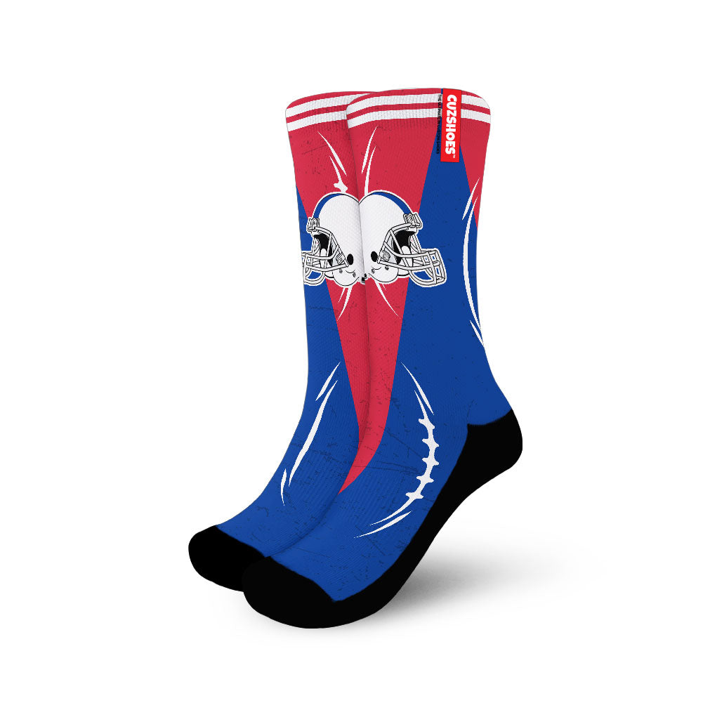Buffalo Football Team Socks- Cuztomshoes