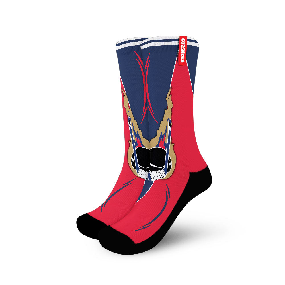 Florida Hockey Basketball Team Socks- Cuztomshoes