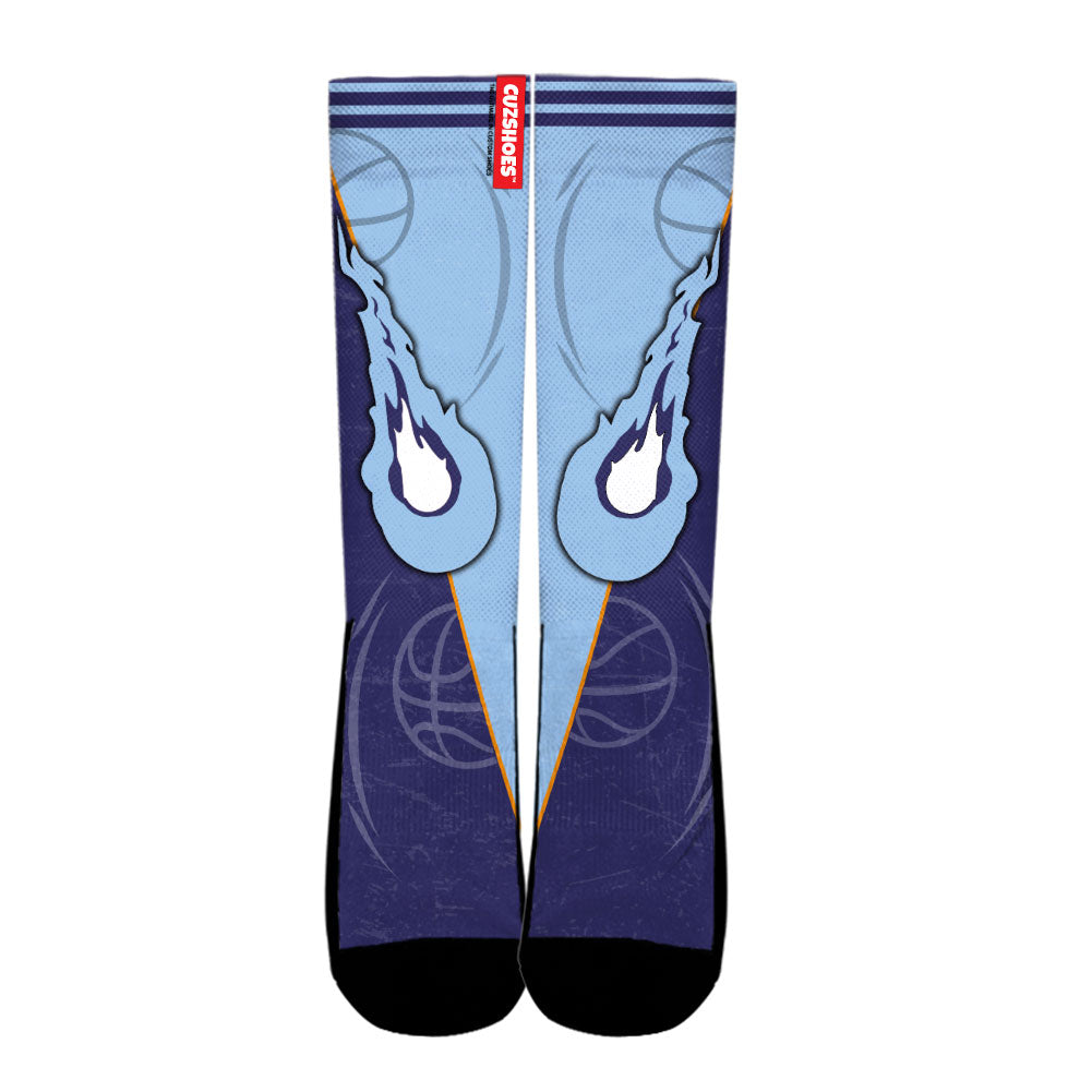 Utah Basketball Team Socks- Cuztomshoes