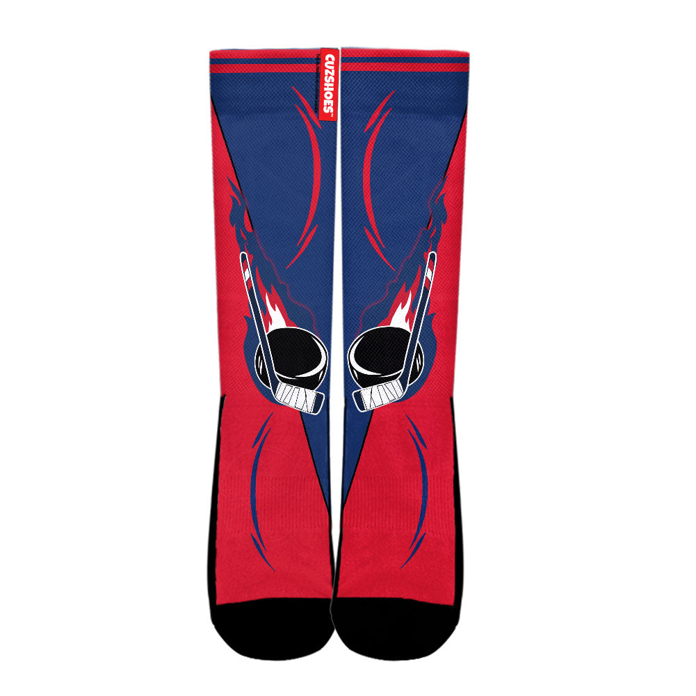 Washington Hockey Basketball Team Socks- Cuztomshoes