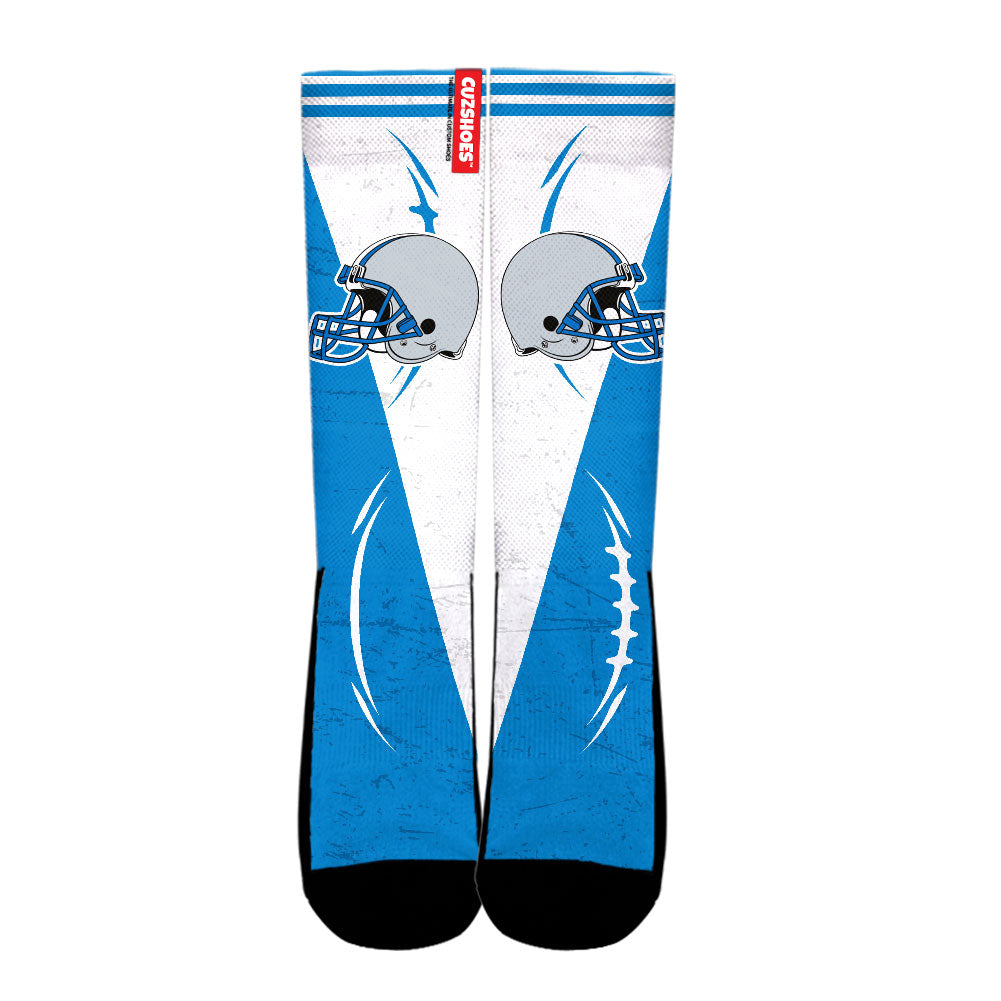 Detroit Football Team Socks- Cuztomshoes