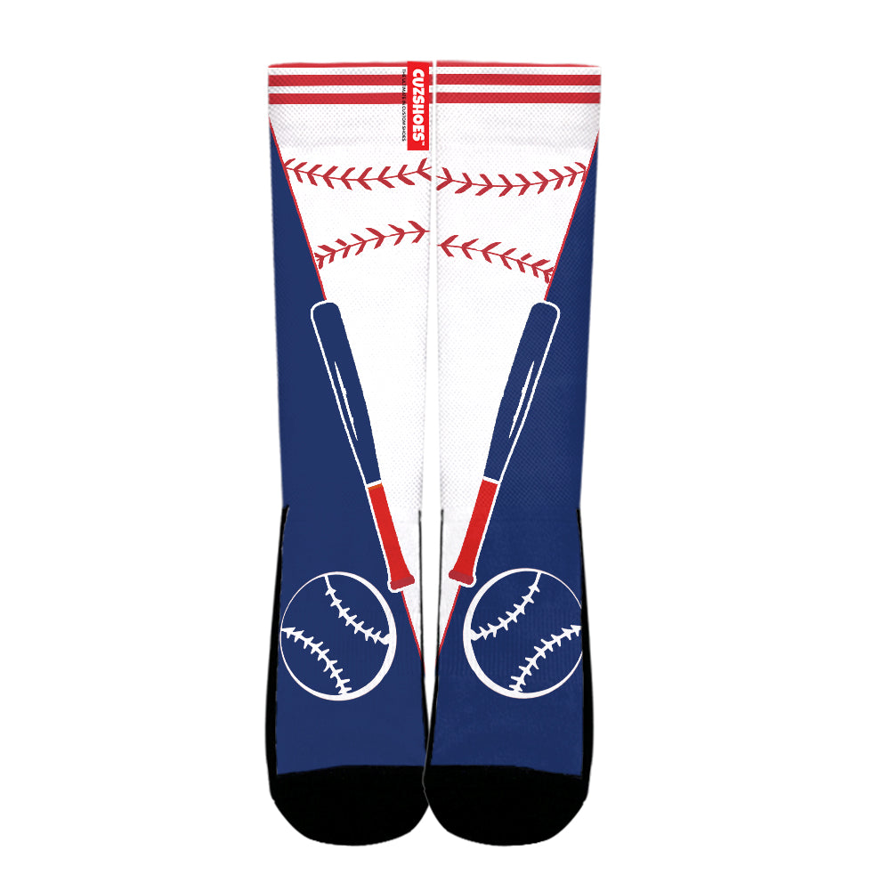 Boston Baseball Team Socks- Cuztomshoes