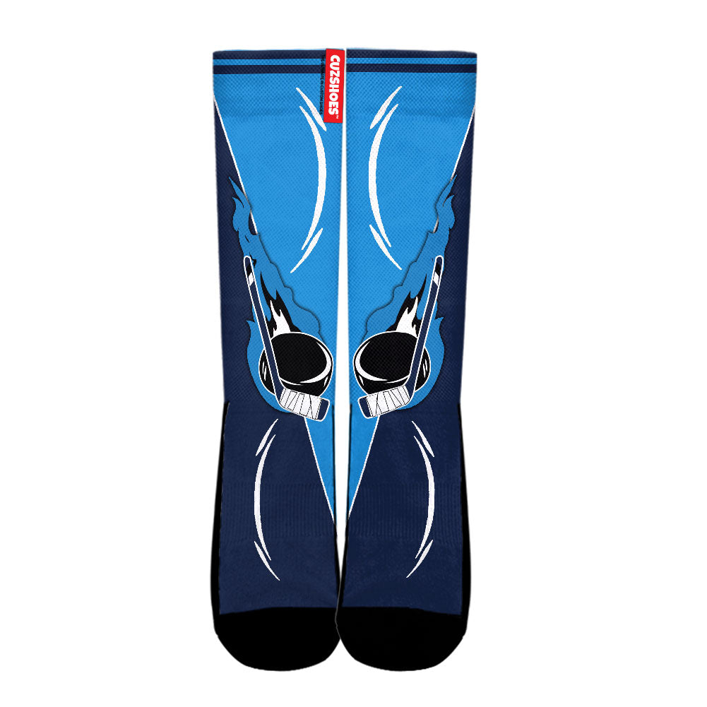 Winnipeg Hockey Basketball Team Socks- Cuztomshoes