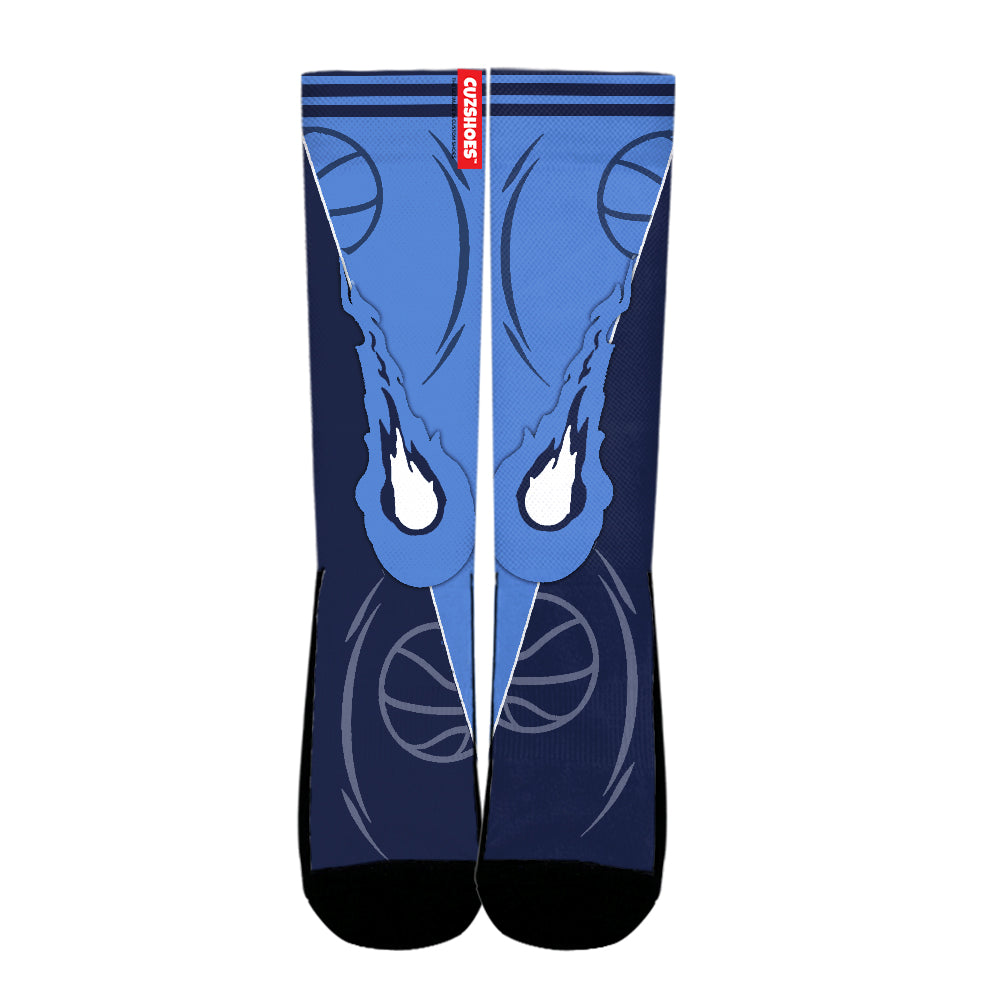 Memphis Basketball Team Socks- Cuztomshoes