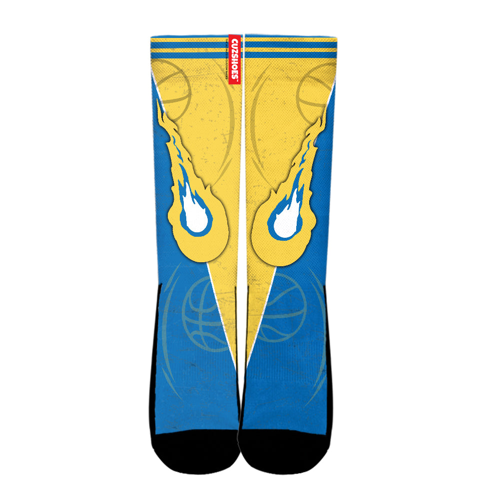 Golden State Basketball Team Socks- Cuztomshoes