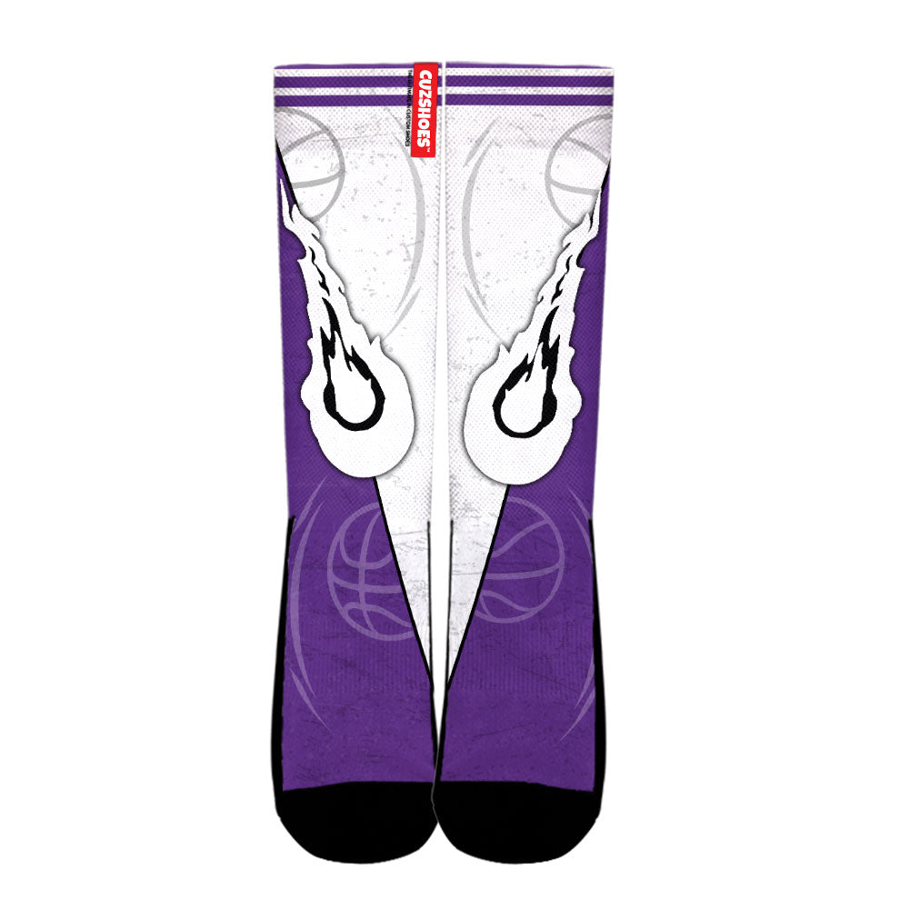 Sacramento Basketball Team Socks- Cuztomshoes