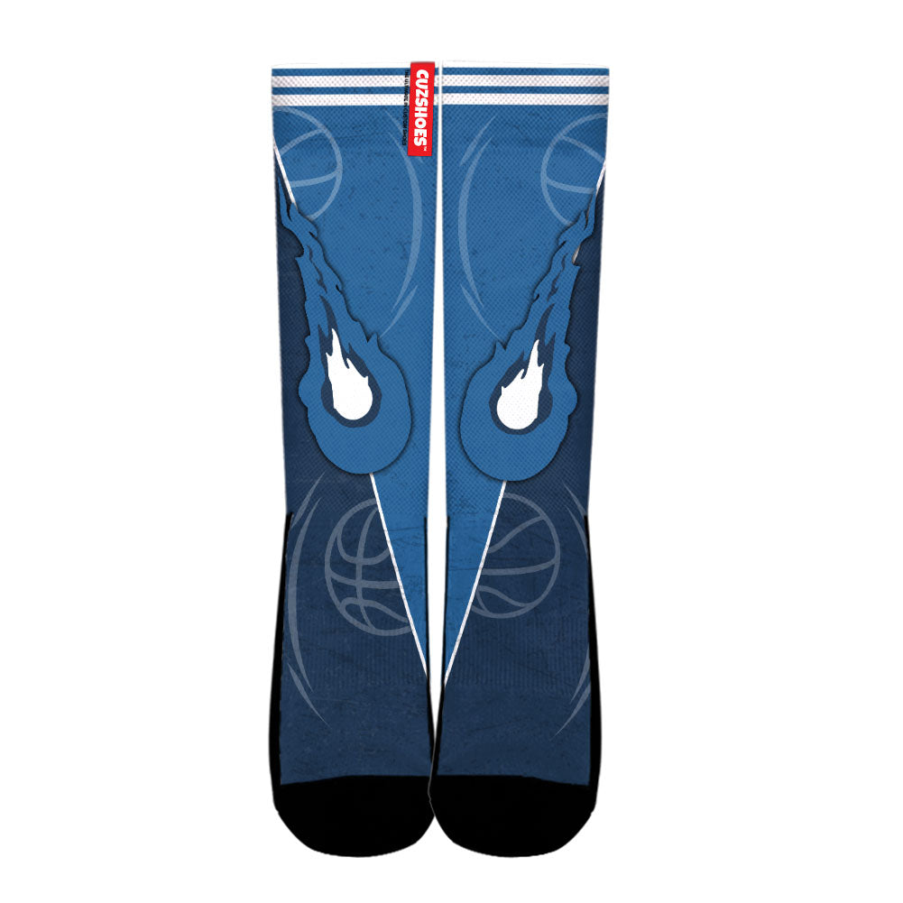 Minnesota Basketball Team Socks- Cuztomshoes