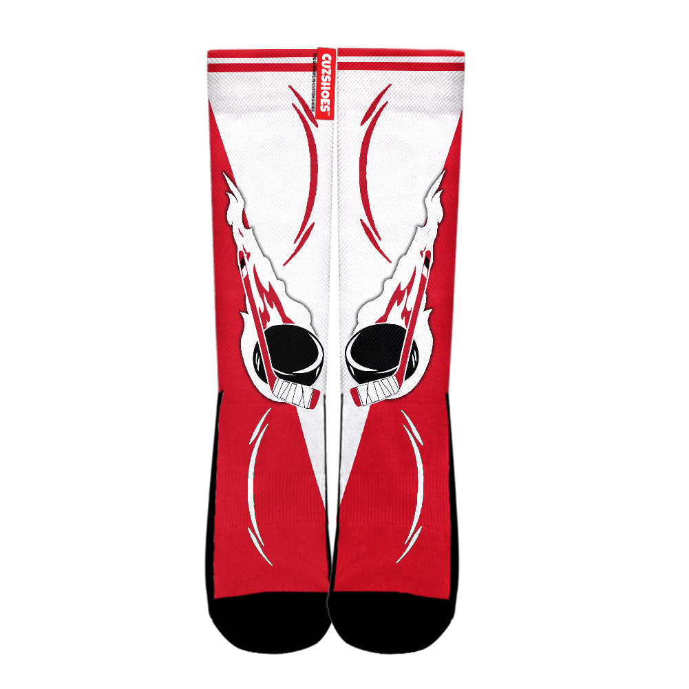 Detroit Hockey Basketball Team Socks- Cuztomshoes