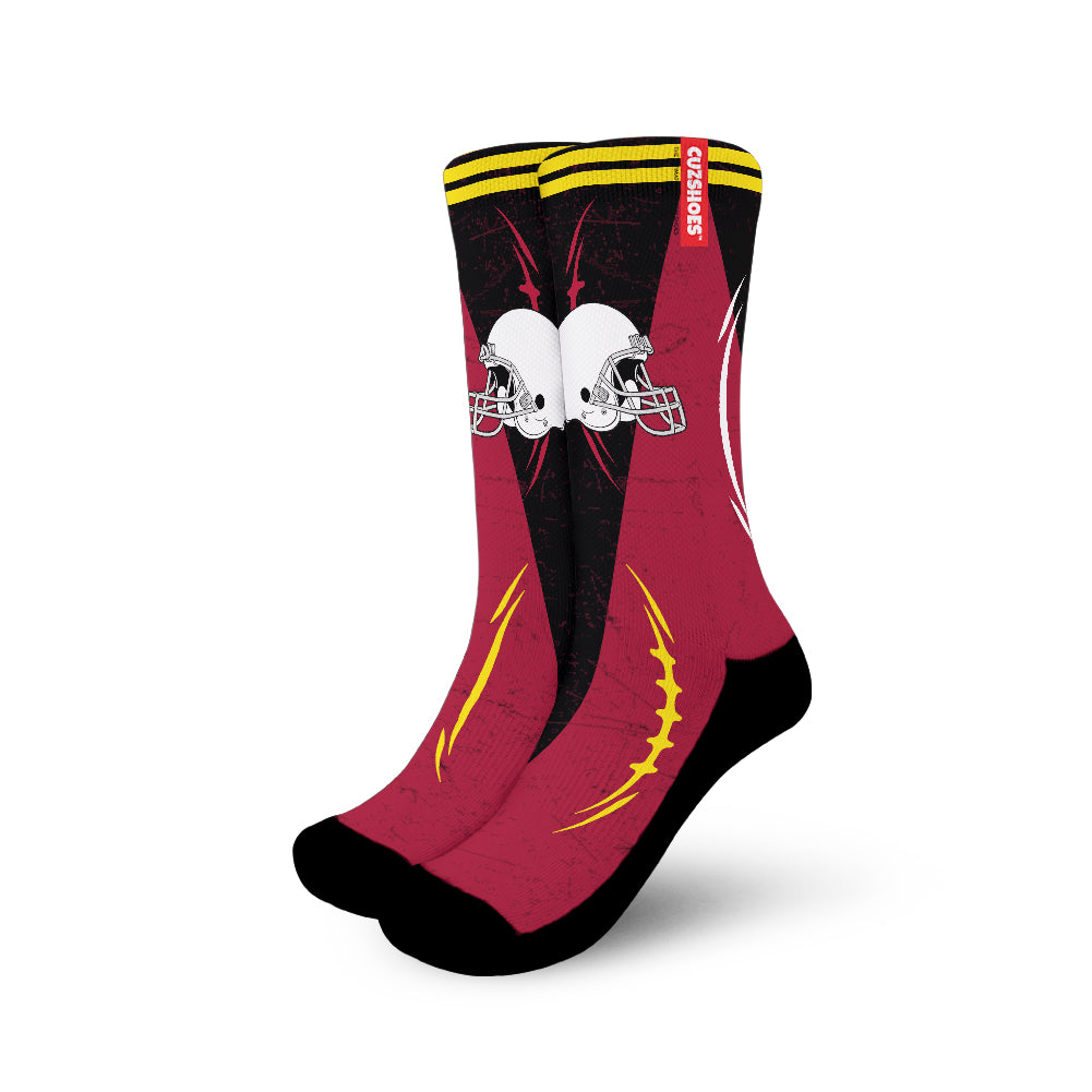 Arizona Football Team Socks- Cuztomshoes