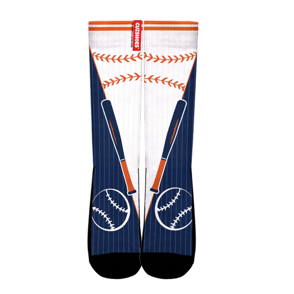 New York Baseball Team Socks- Cuztomshoes