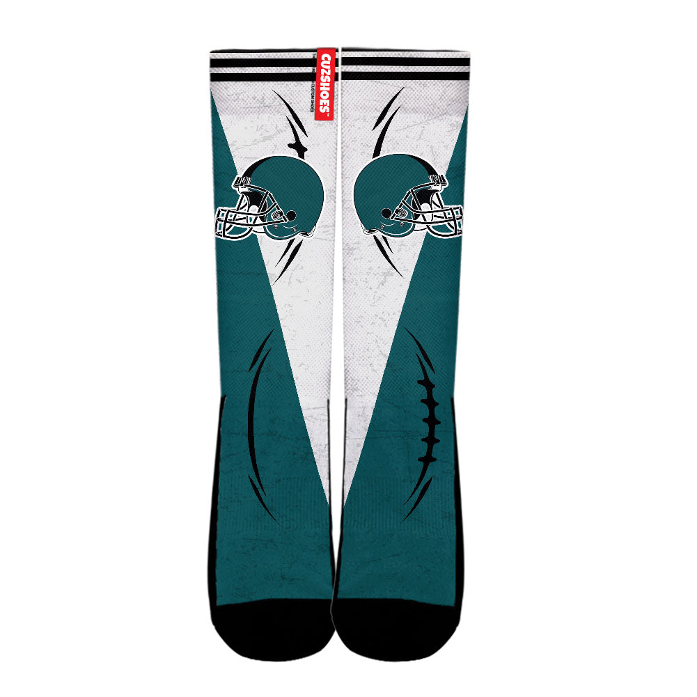 Philadelphia Football Team Socks- Cuztomshoes