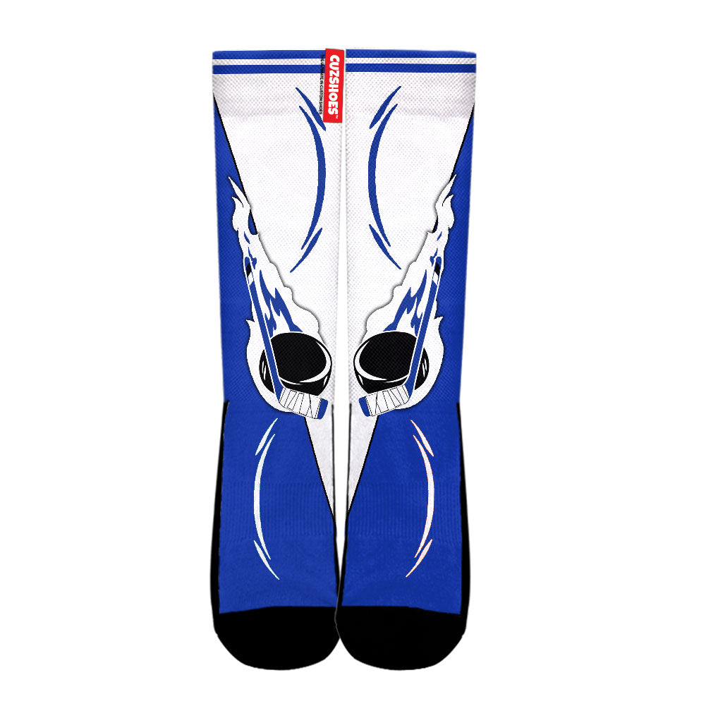 Tampa Bay Hockey Basketball Team Socks- Cuztomshoes