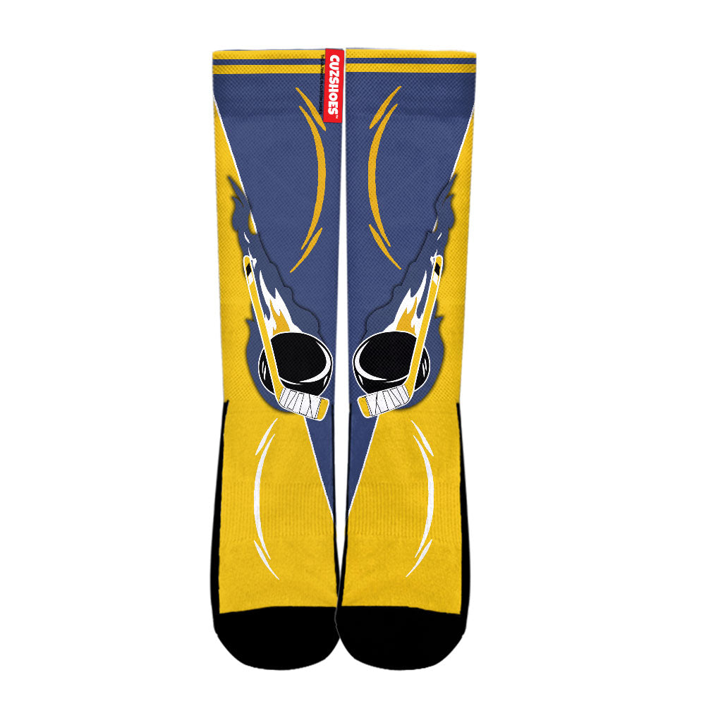 Nashville Hockey Basketball Team Socks- Cuztomshoes