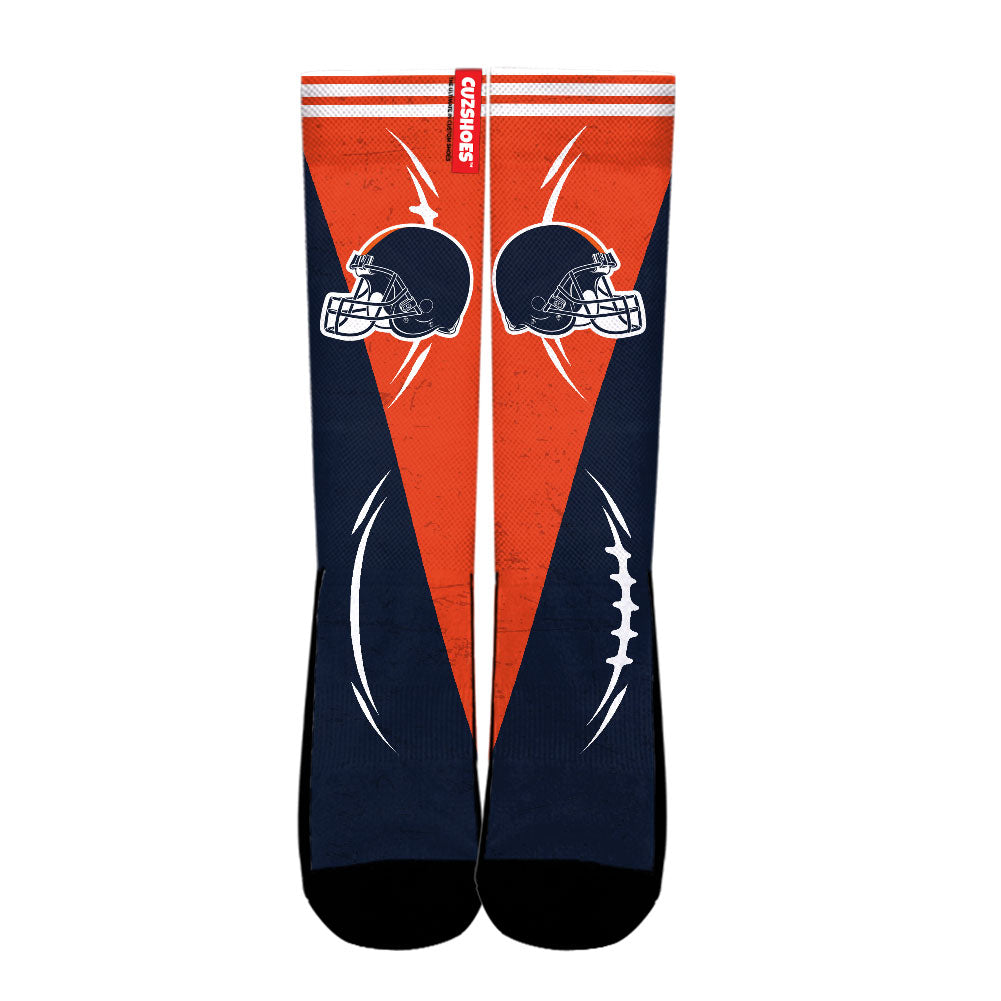 Chicago Football Team Socks- Cuztomshoes