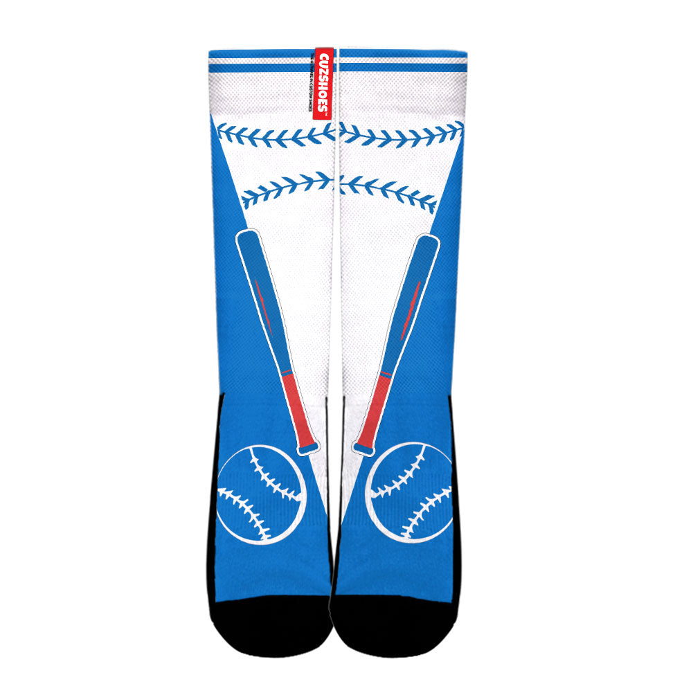 Los Angeles Baseball Team Socks- Cuztomshoes