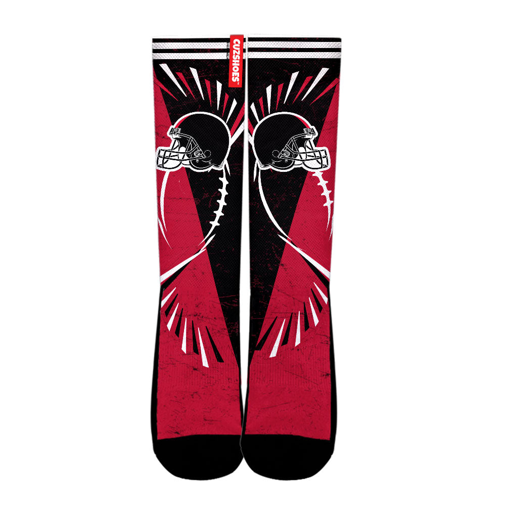 Atlanta Football Team Socks- Cuztomshoes
