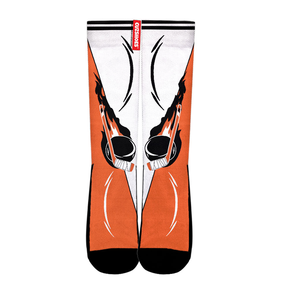 Philadelphia Hockey Basketball Team Socks- Cuztomshoes