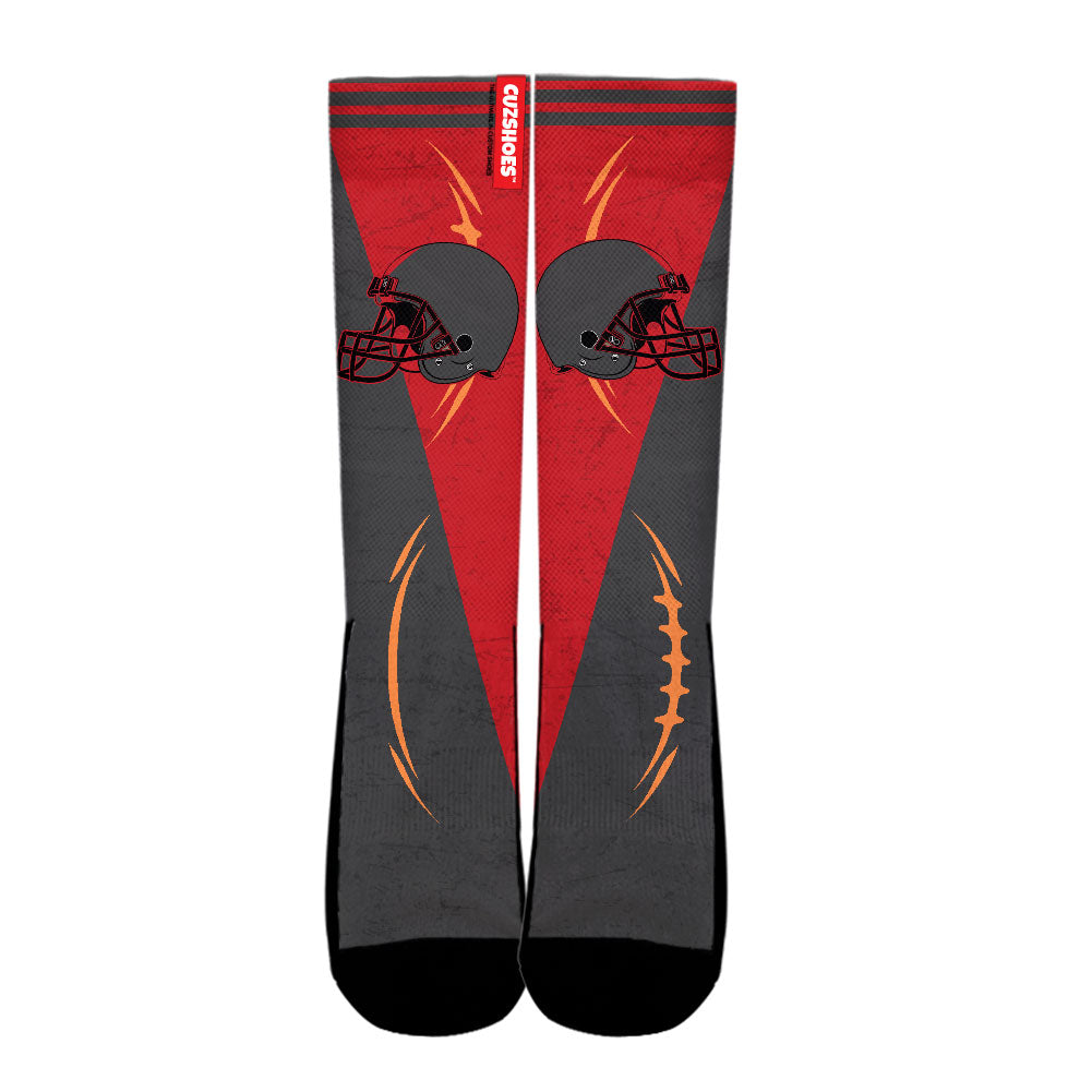 Tampa Bay Football Team Socks- Cuztomshoes