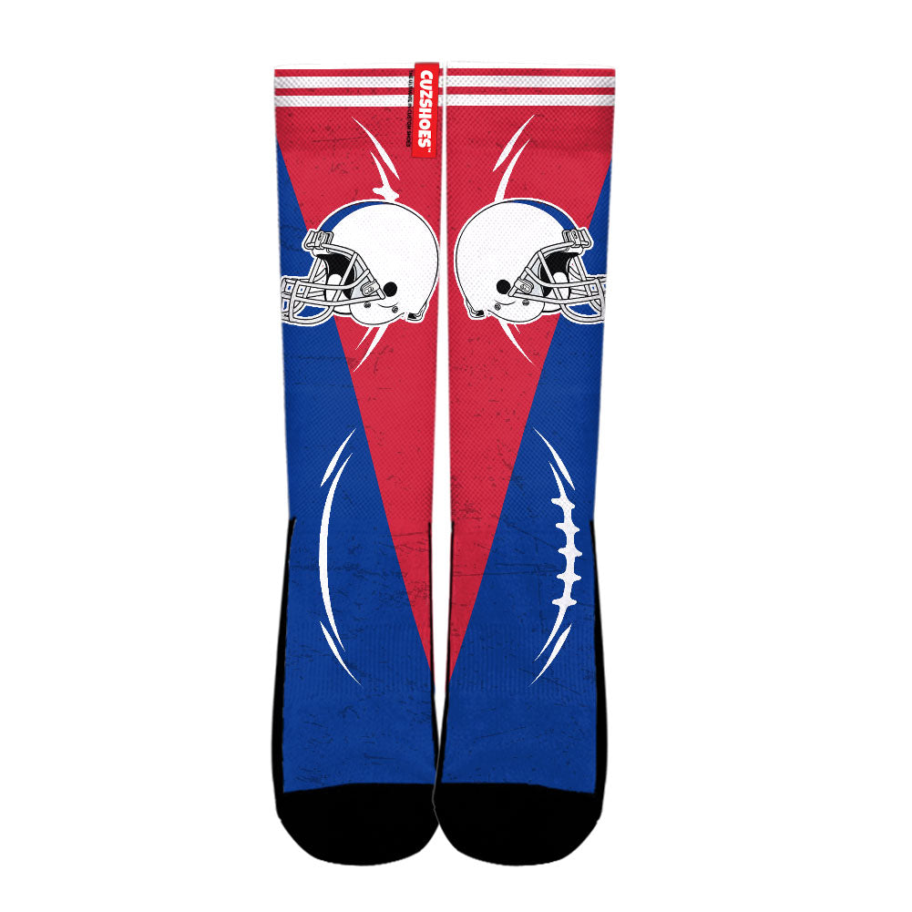 Buffalo Football Team Socks- Cuztomshoes