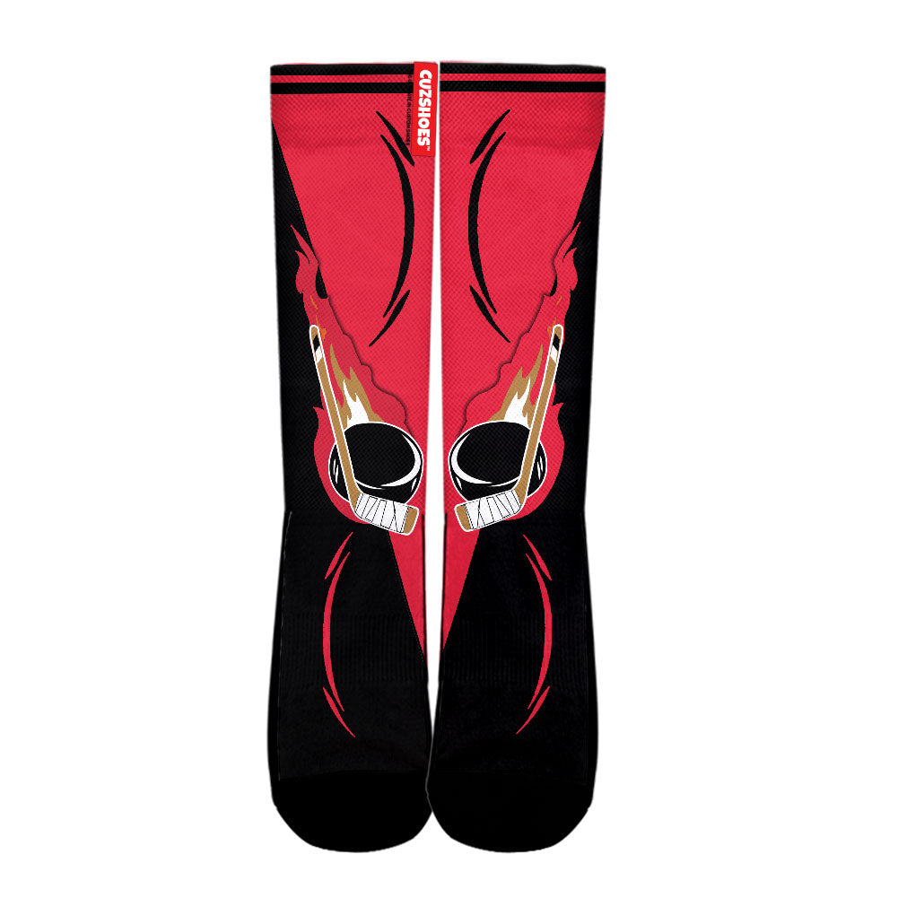 Ottawa Hockey Basketball Team Socks- Cuztomshoes