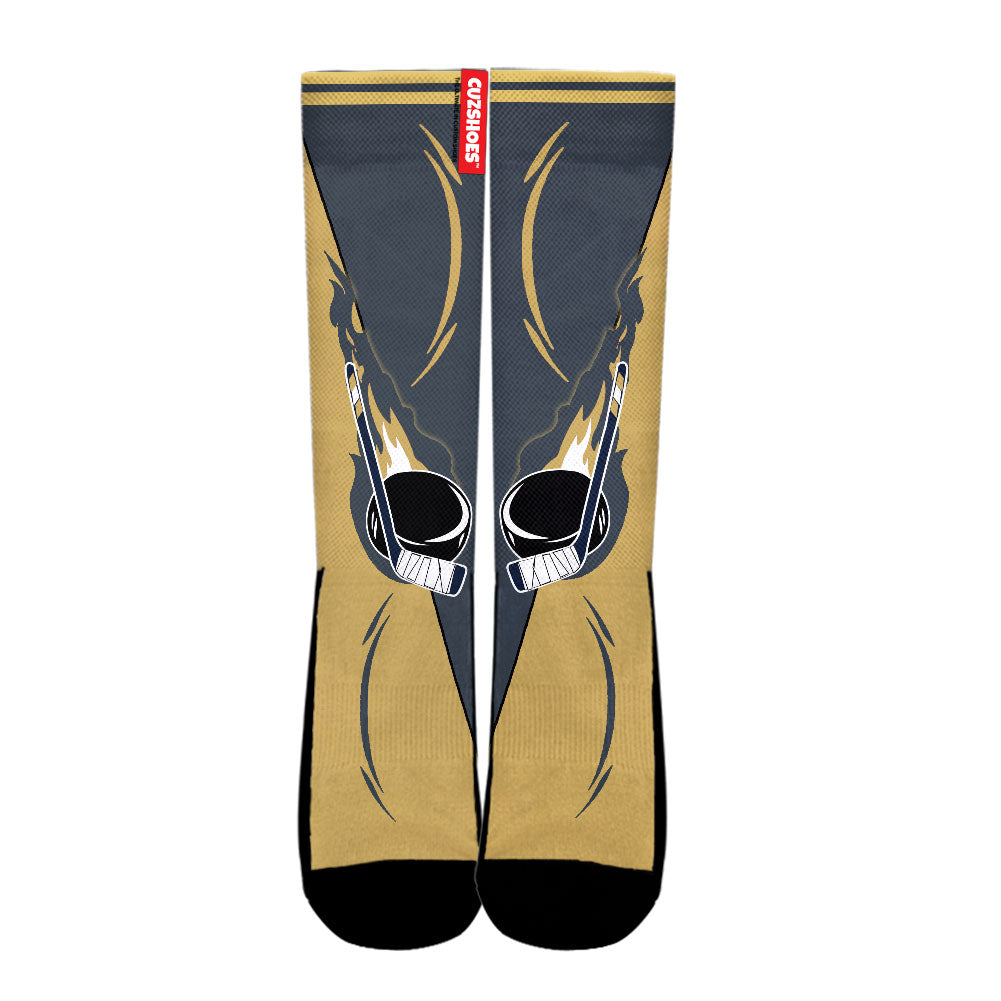 Vegas Hockey Basketball Team Socks- Cuztomshoes
