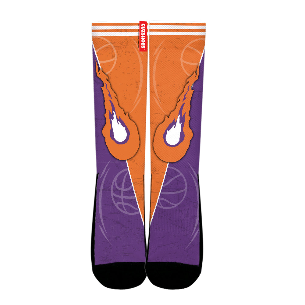 Phoenix Basketball Team Socks- Cuztomshoes