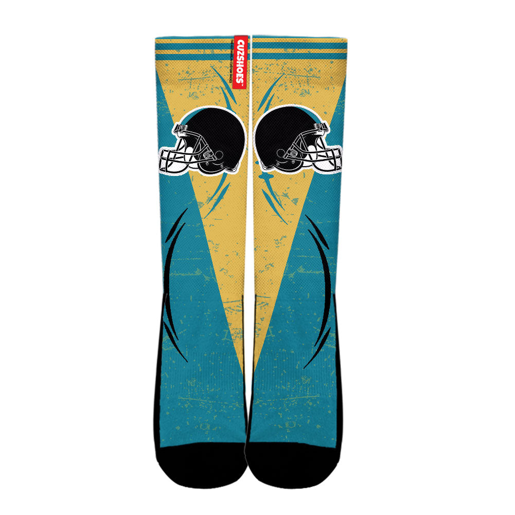 Jacksonville Football Team Socks- Cuztomshoes