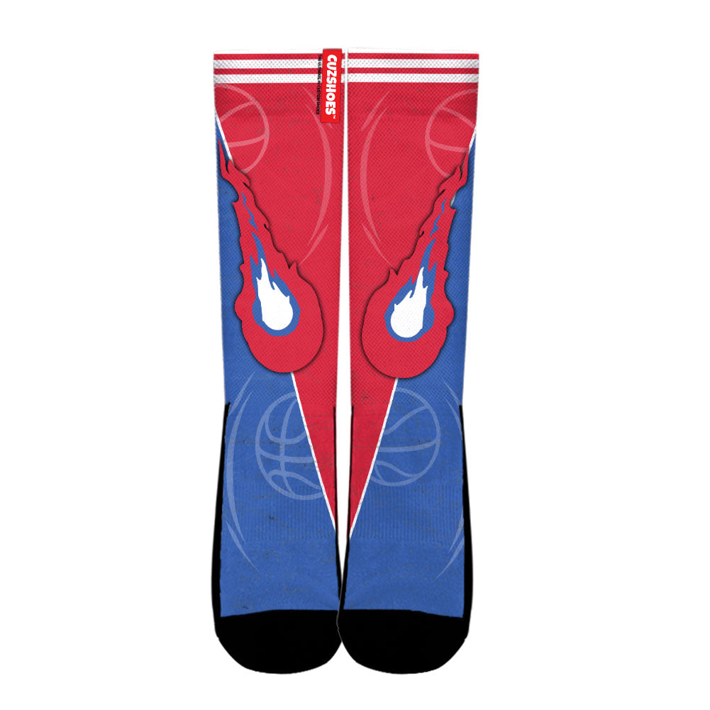 Detroit Basketball Team Socks- Cuztomshoes