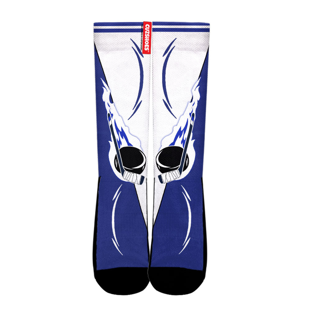 Toronto Hockey Basketball Team Socks- Cuztomshoes