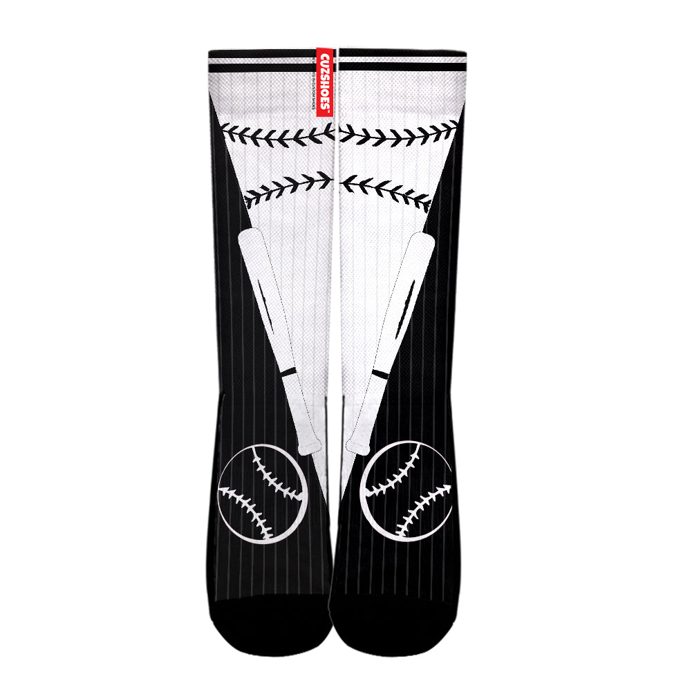 Chicago Baseball Team Socks- Cuztomshoes