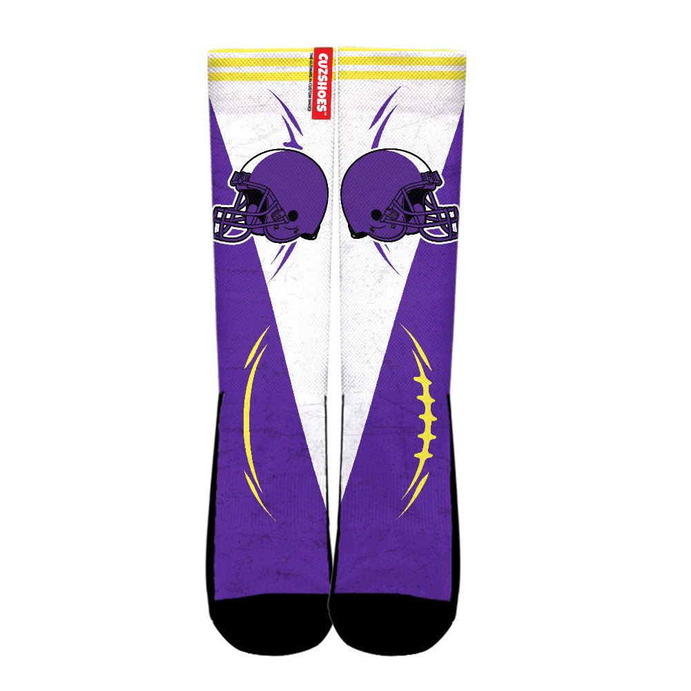 Minnesota Football Team Socks- Cuztomshoes
