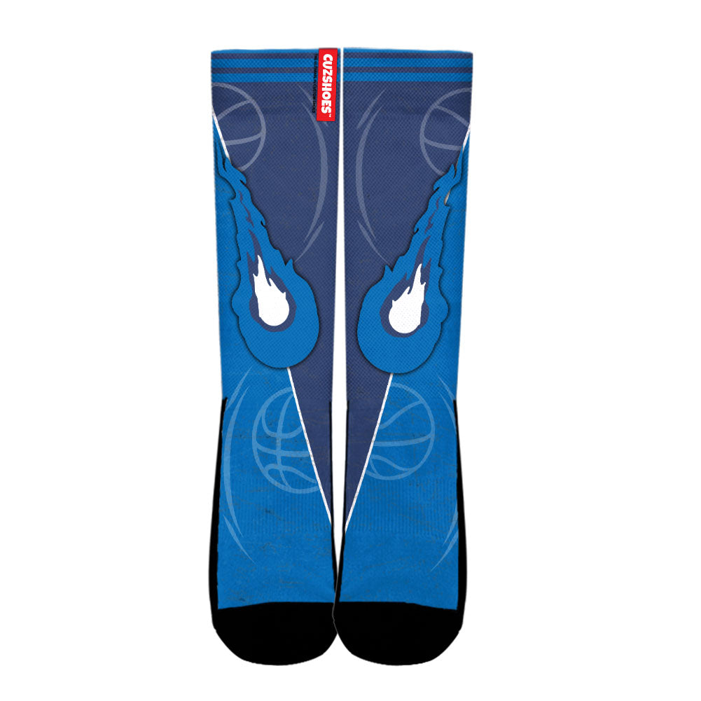 Dallas Basketball Team Socks- Cuztomshoes