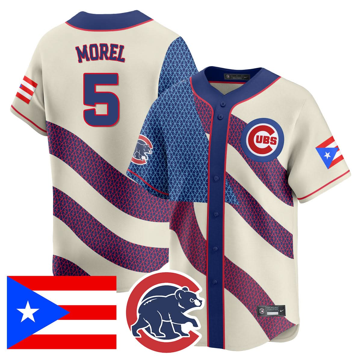 Chicago Cubs Puerto Rican Heritage Jersey - Stitched