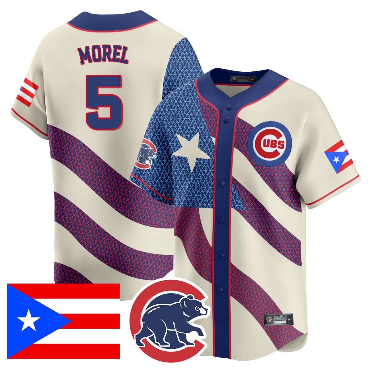 Chicago Cubs Puerto Rican Heritage Jersey V2 - Stitched