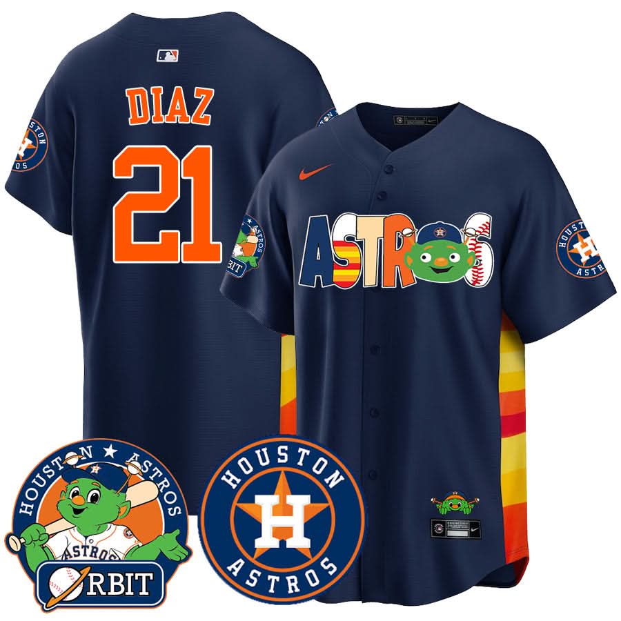 Houston Astros Orbit Vapor Premier Jersey - Stitched