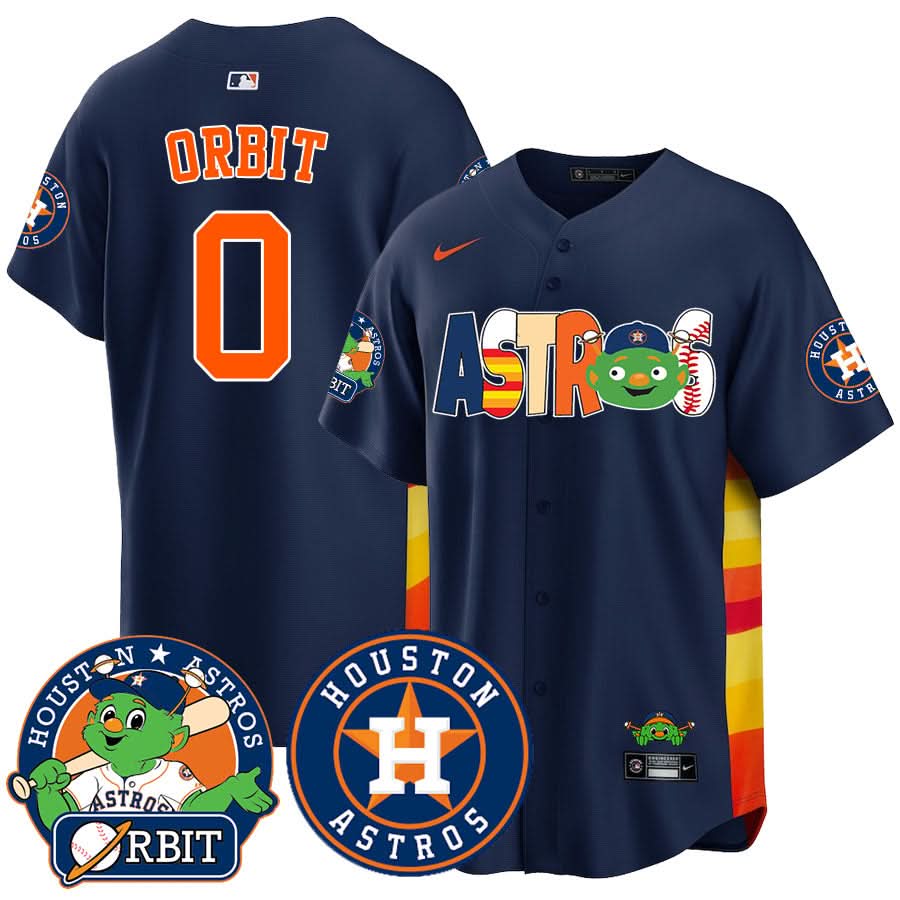 Houston Astros Orbit Vapor Premier Jersey - Stitched