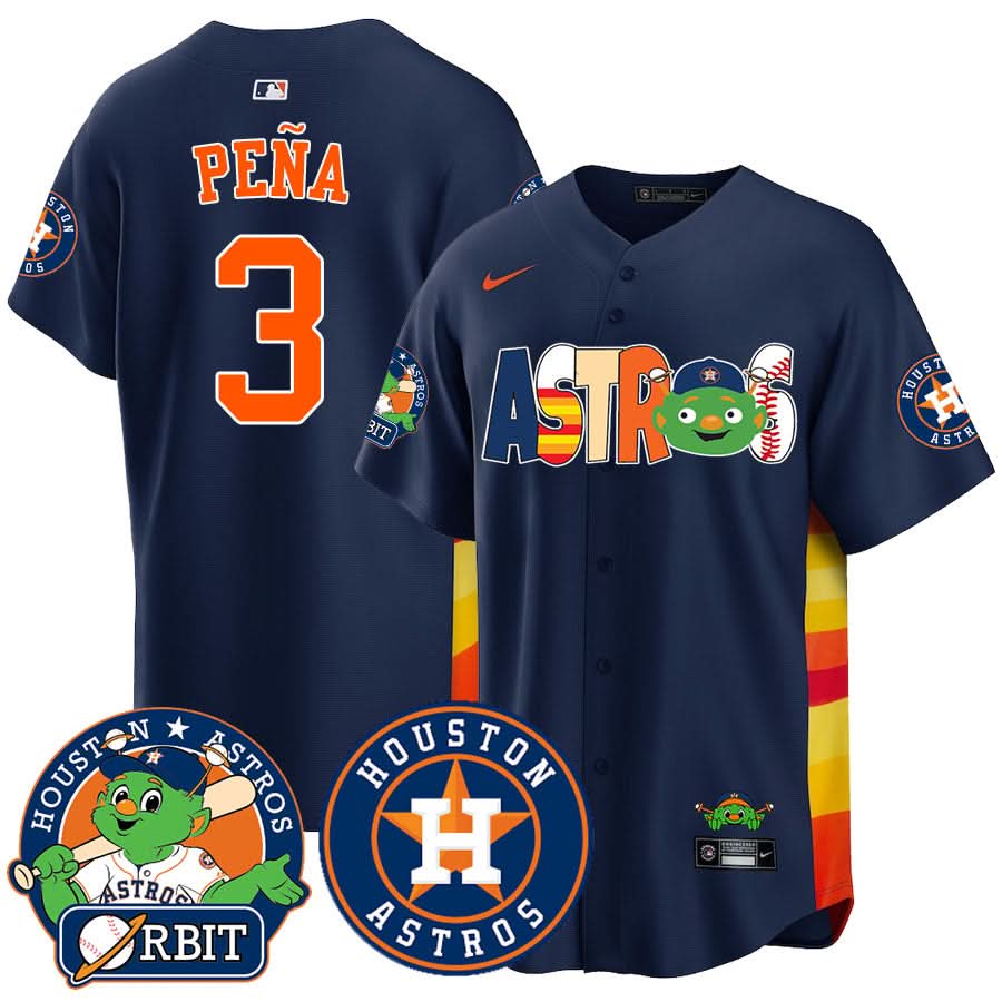 Houston Astros Orbit Vapor Premier Jersey - Stitched