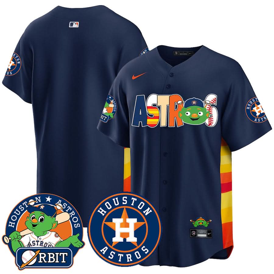 Houston Astros Orbit Vapor Premier Jersey - Stitched