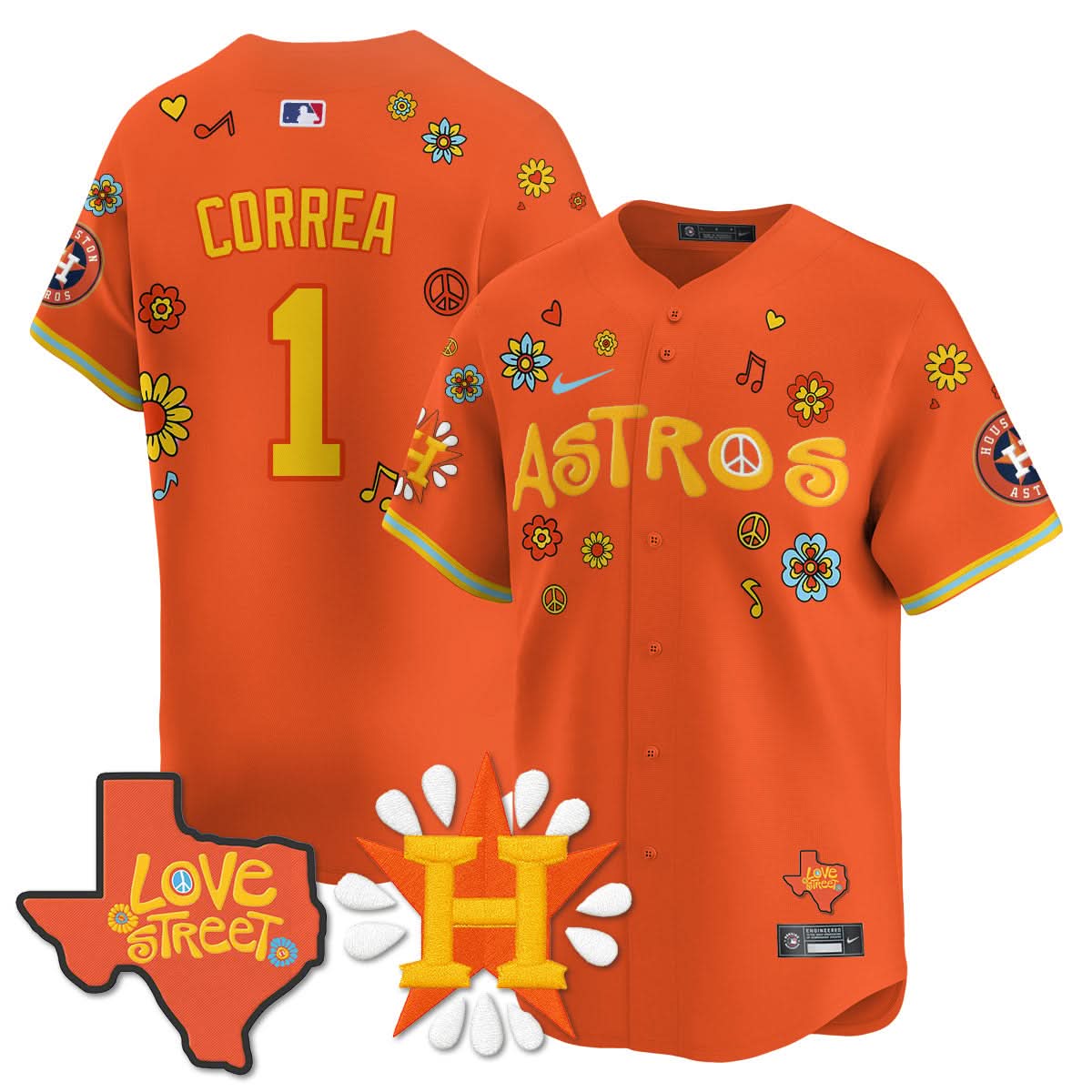 Houston Astros "Love Street" Limited Jersey - Stitched