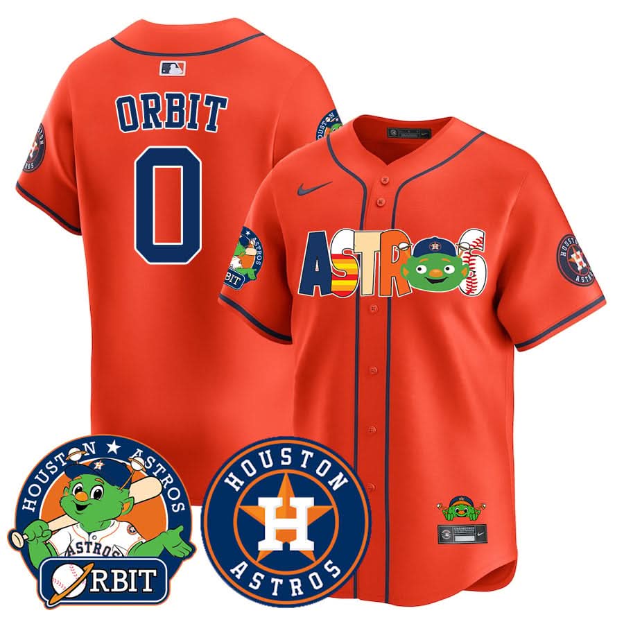 Houston Astros Orbit Vapor Premier Jersey - Stitched