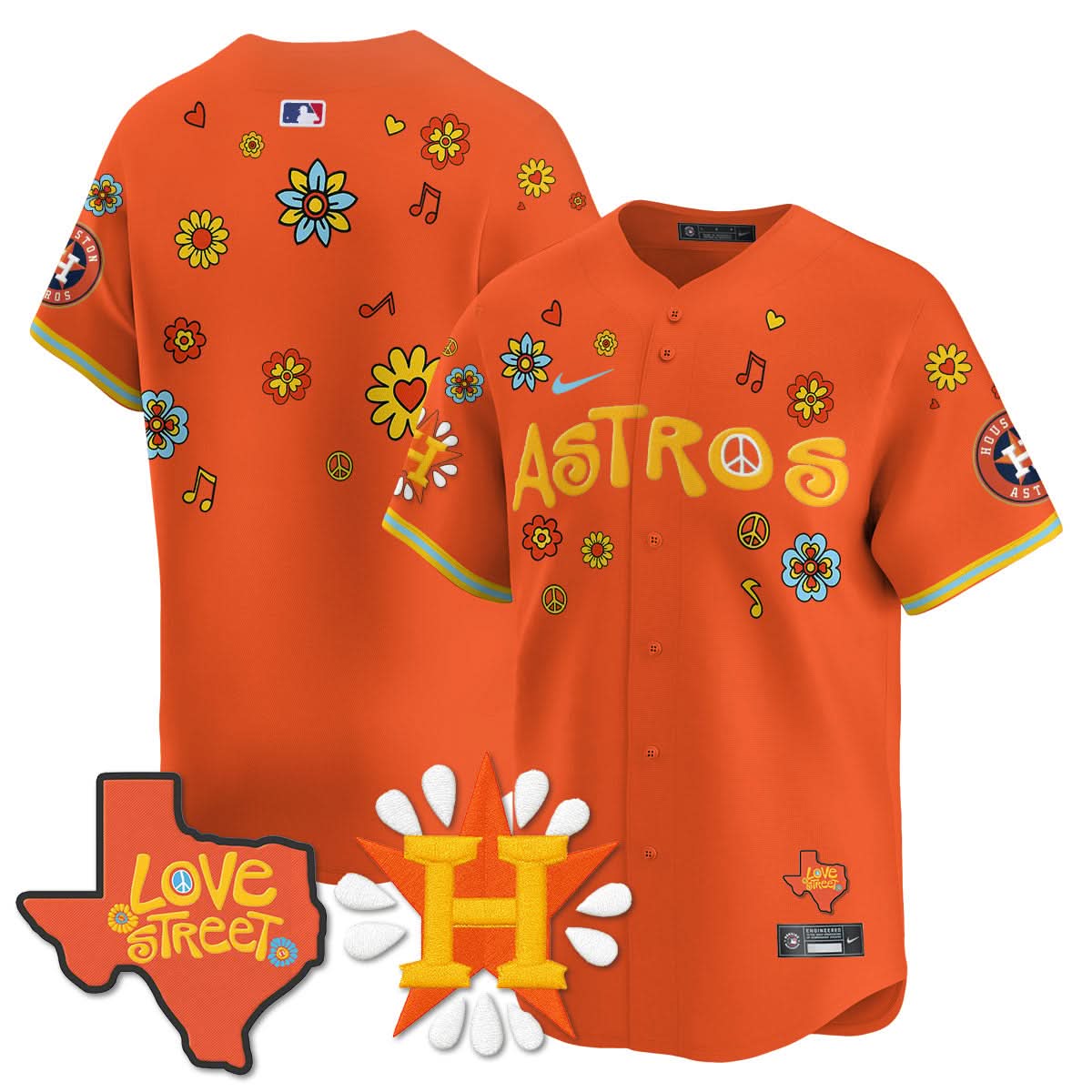 Houston Astros "Love Street" Limited Jersey - Stitched