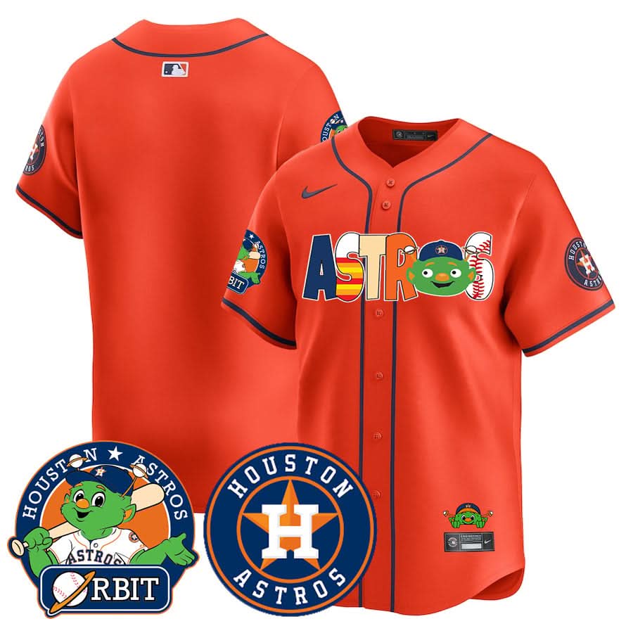 Houston Astros Orbit Vapor Premier Jersey - Stitched