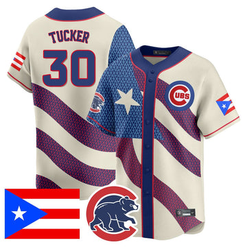 Chicago Cubs Puerto Rican Heritage Jersey V2 - Stitched